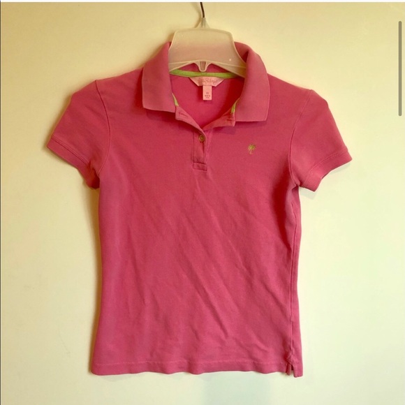 LILLY PULITZER BUNDLE Pink/Green GOLF SHIRTS XS - Picture 11 of 16